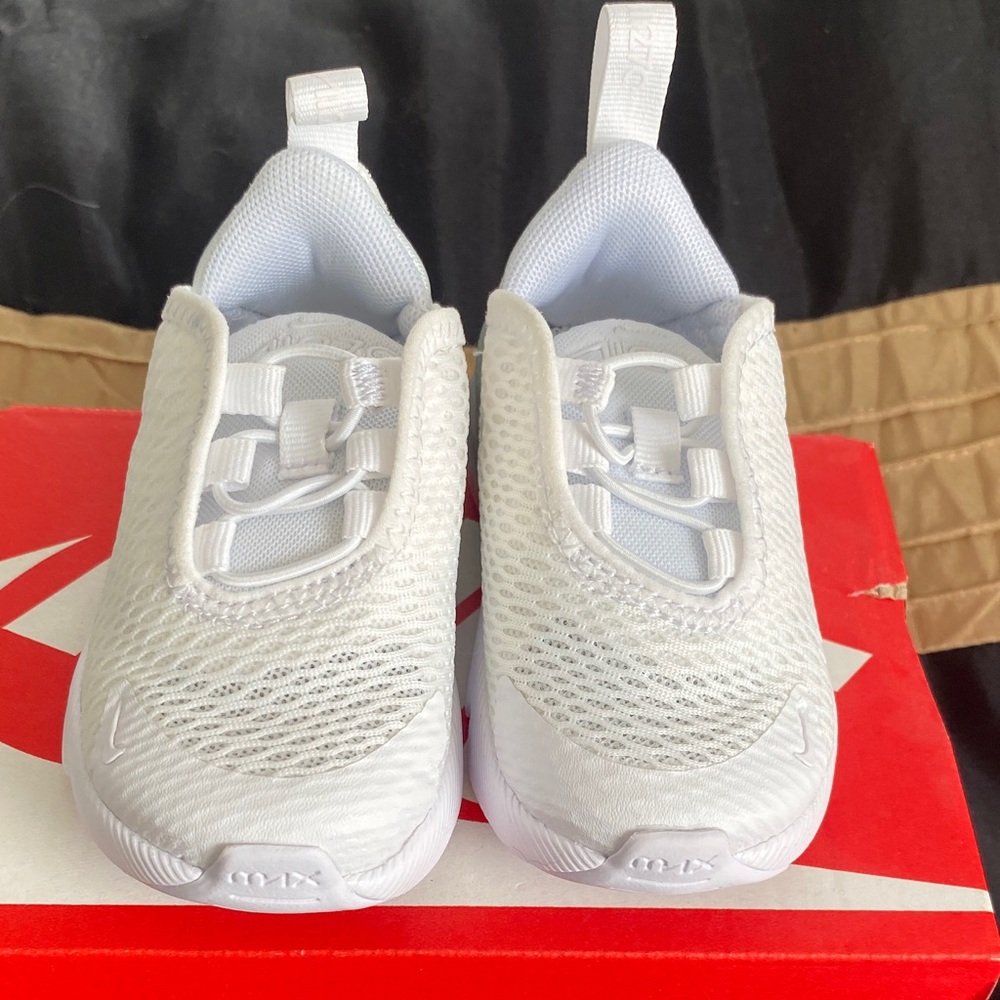 Nike White and Light Gray Athletic Shoes